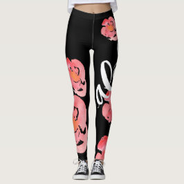 Aloha Floral-Leggings Leggings
