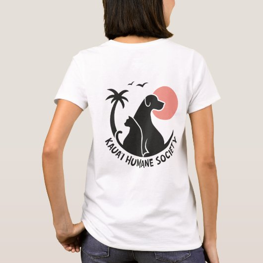 Aloha for Animals Women's Basic T-shirt (Achterkant)