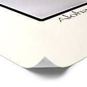 Aloha - Frangipani Blossom - Hawaii Poster (Hoek)