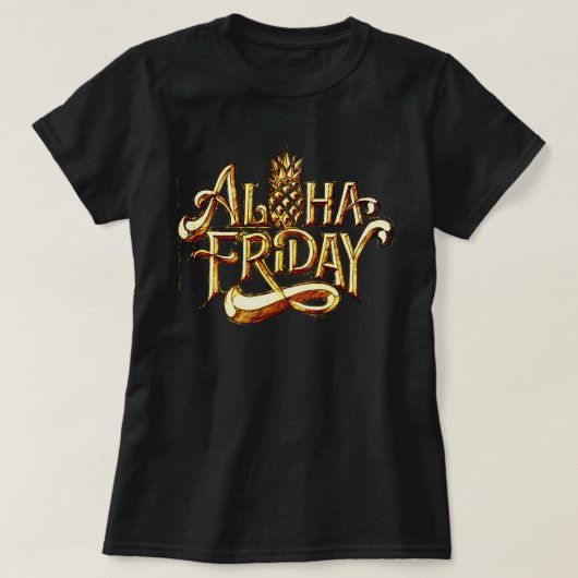 ALOHA FRIDAY T-SHIRT (Design voorkant)