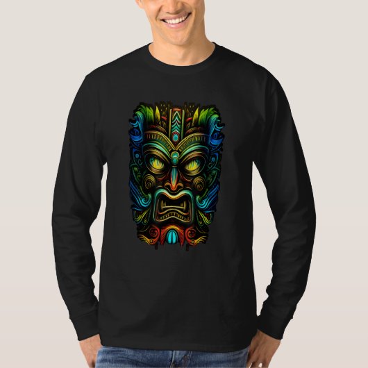 Aloha from Hawaii Get A Tropical Look with a Tiki T-shirt (Voorkant)