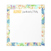 Aloha Gardens 5,5" x 6" Notitieblok - 40 pagina's (Voorkant)