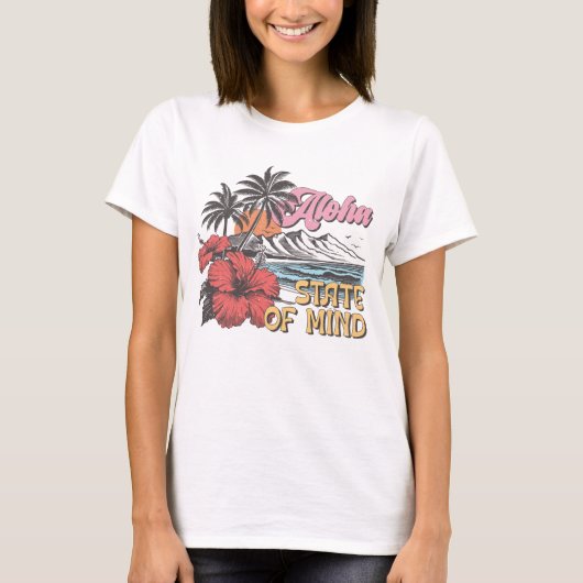 Aloha gemoedstoestand t-shirt (Voorkant)