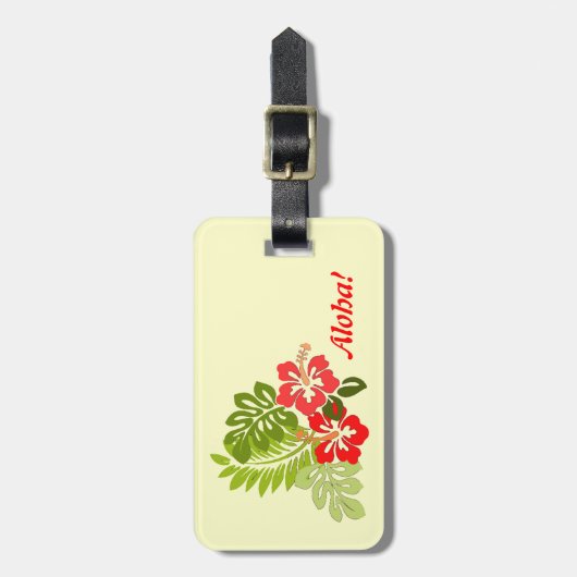 Aloha Gepersonaliseerd Label Bagagelabel (Voorkant verticaal)