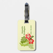 Aloha Gepersonaliseerd Label Bagagelabel (Achterkant verticaal)