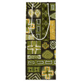  Aloha Gift Bag | Pua Green Wijn Cadeautas (Achterkant)