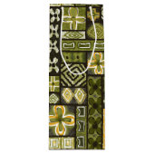  Aloha Gift Bag | Pua Green Wijn Cadeautas (Voorkant)