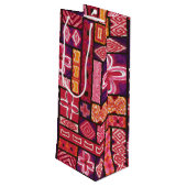  Aloha Gift Bag | Pua Punch Wijn Cadeautas (Achterkant Gekanteld)