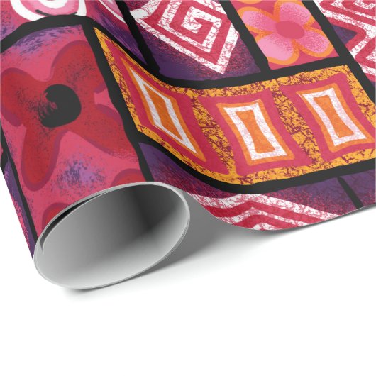 Aloha Gift Wrap | Pua Punch Cadeaupapier (Rol Hoek)