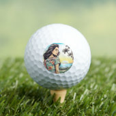 Aloha Girl Golfballen (Insitu Shirt)