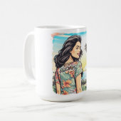 Aloha Girl Koffiemok (Voorkant links)