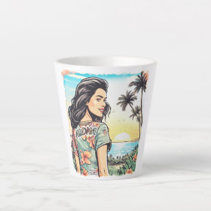 Aloha Girl Latte Mok