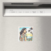 Aloha Girl Magneet (Insitu (Vaatwasser))