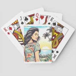 Aloha Girl Pokerkaarten