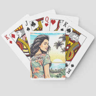 Aloha Girl Pokerkaarten