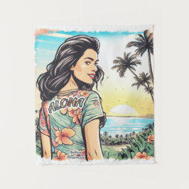 Aloha Girl Wandkleed