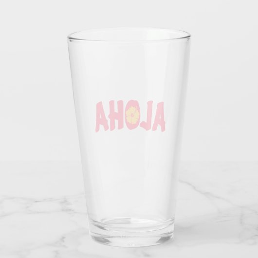 Aloha Glass Glas (Achterkant)