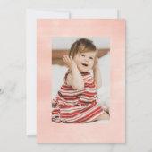 Aloha Gold Pineapple First Birthday Invitation Kaart (Achterkant)