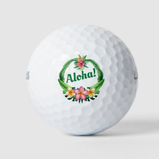 Aloha! Golf Balls Golfballen (Voorkant)