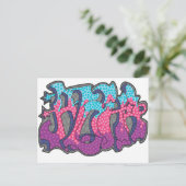 Aloha Graffiti-Briefkaart Briefkaart (Staand voorkant)