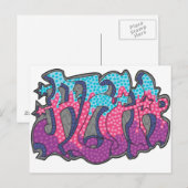 Aloha Graffiti-Briefkaart Briefkaart (Voorkant / Achterkant)