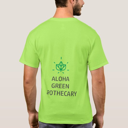 Aloha Green Dispensary T-Shirt (Achterkant)
