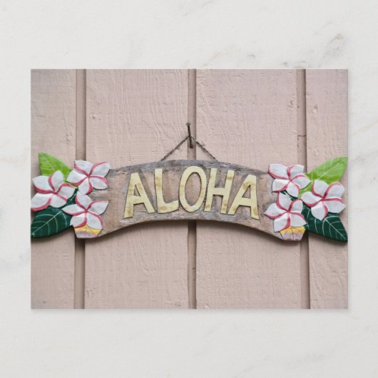 Aloha Greeting Briefkaart (Voorkant)