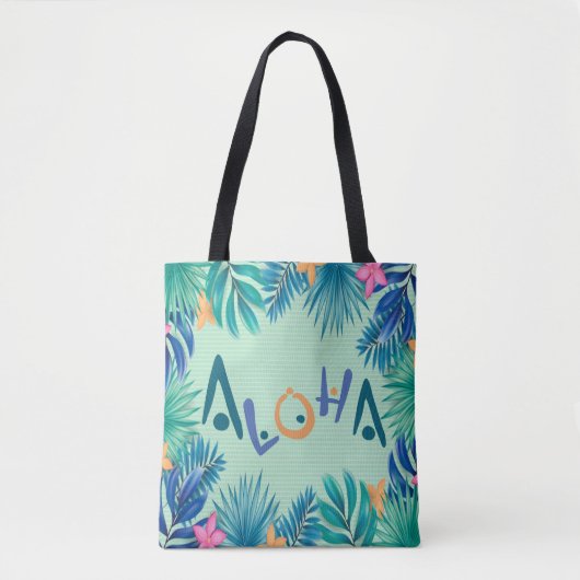 Aloha Greeting Canvas tas (Voorkant)
