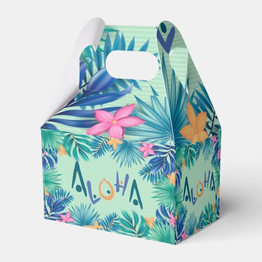 Aloha Greeting Favor Box Bedankdoosjes (Achterkant)