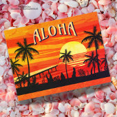 Aloha Greeting van het strand van Hawaii Briefkaart