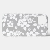 Aloha Grey Classic Hawaïaanse Hibiscus Print Case-Mate iPhone Case (Achterkant (horizontaal))