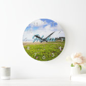 Aloha Hanalei Bay Kauai Hawaii Beach / Jouw tekst Grote Klok (Huis)