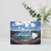 Aloha Hanauma Bay Hawaii Briefkaart (Staand voorkant)