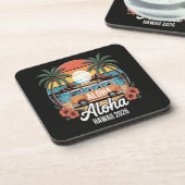 Aloha Hawaï 2026 Bier Onderzetter (Linkerzijde)