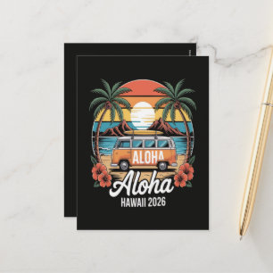 Aloha Hawaï 2026 Feestdagenkaart