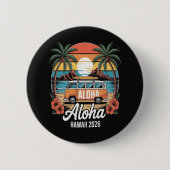 Aloha Hawaï 2026 Ronde Button 5,7 Cm (Voorkant)