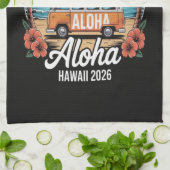 Aloha Hawaï 2026 Theedoek (Gevouwen)