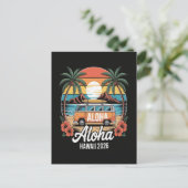 Aloha Hawaï 2026 Uitnodiging Briefkaart (Staand voorkant)