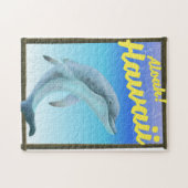 Aloha! Hawaï! Dolfijn reisposter Legpuzzel (Horizontaal)