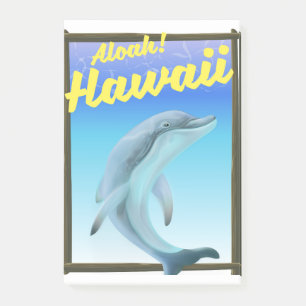 Aloha! Hawaï! Dolfijn reizen poster Post-it® Notes