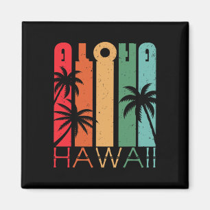 Aloha Hawaï Palmboom Tropisch Hawaïaans Eiland Lo Magneet