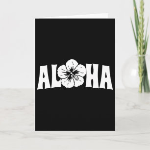 Aloha Hawaï Reis Zomer Vakantie Meisjes Vrouwen St Kaart