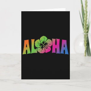 Aloha Hawaï Reis Zomer Vakantie Vrouwen Meisjes St Kaart