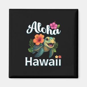 Aloha Hawaï Schildpad Hawaiaans Eiland Kinderen Pe Magneet
