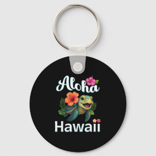 Aloha Hawaï Schildpad Hawaiaans Eiland Kinderen Pe Sleutelhanger