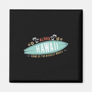 Aloha Hawaï Shirt Surfen Jongens Cadeau Surfplank Magneet
