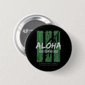 Aloha Hawaï surfen Sunset Beach Ronde Button 5,7 Cm (Voorkant /achterkant)