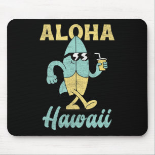 Aloha Hawaï Surfplank Surfen Surf Grappig Hawaïaan Muismat