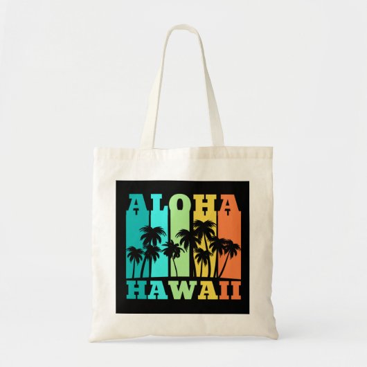 Aloha Hawaï Tote Bag (Voorkant)