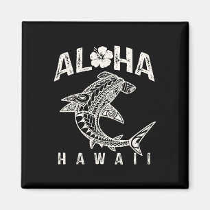 Aloha Hawaï Tril Haai Polynesische Hawaïaanse Stra Magneet